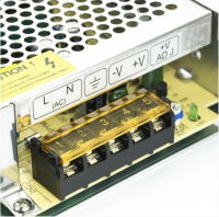 Блок живлення 5В LEDTech S-25-5 5А 25Вт перфорований